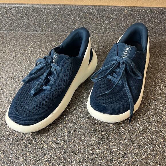Kizik Roamer Tidepool Shoe Womens Sz 10 Blue Low Top Sneaker Hands Free Mens 8.5 - Picture 2 of 11